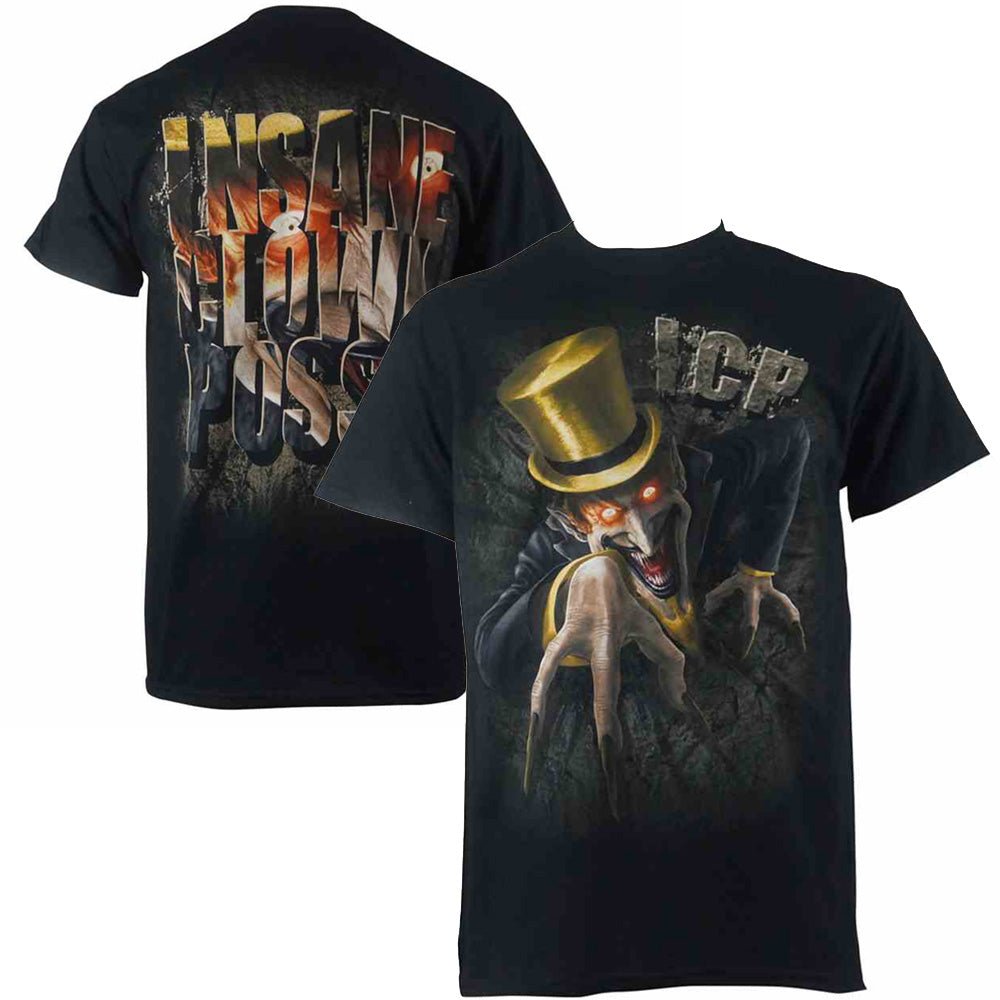 【廃番ラスト販売/特別価格】INSANE CLOWN POSSE インセインクラウンポッシー - RINGMASTER NAILS / バックプリントあり / Tシャツ / メンズ - PGS
